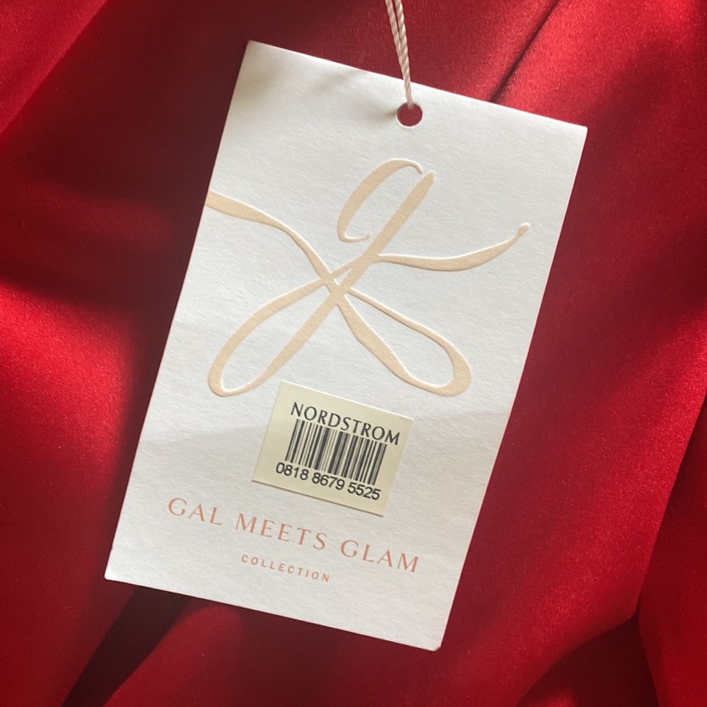 Gal Meets Glam Vibrant Red Fit-and-Flare Dress - Picture 4 of 6